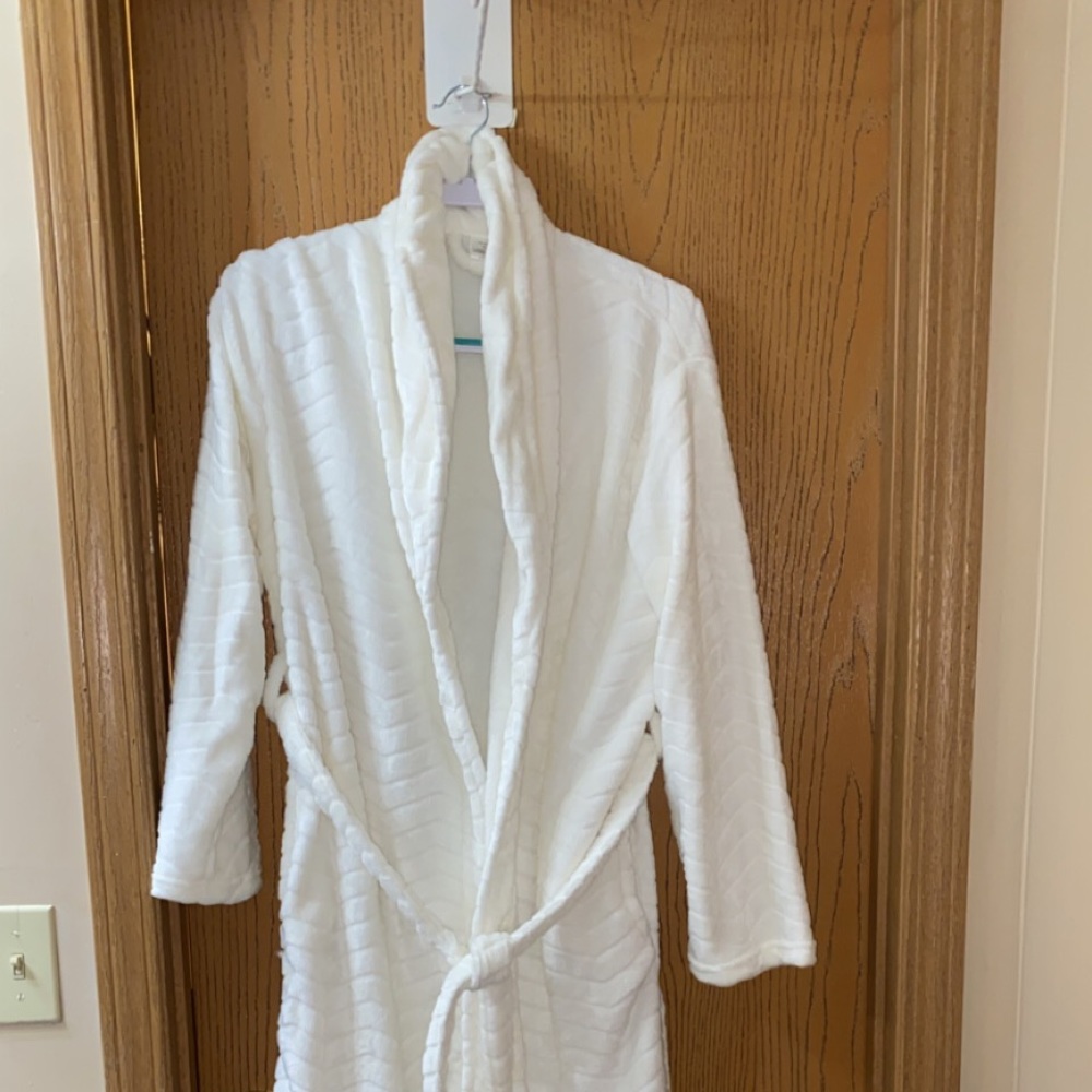 Soft velvety woman’s robe